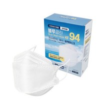 블루클린 KF94 3D 국산 4중 마스크 화이트 대형 100매