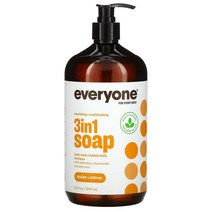Everyone 3in1 샴푸 바디클렌저 버블 시트러스 헬퍼 946ml, 상품