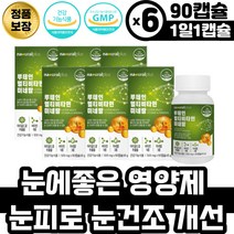 눈에좋은 루테인 영양제 눈피로 눈침침 눈건조 개선 직장인 눈건강 식품 눈핏줄터짐 칼슘흡수 인도산 루테인 비타민 B군 D 미네랄 아연 셀렌 크롬 비오틴 판토텐산 학생 수험생 회사원