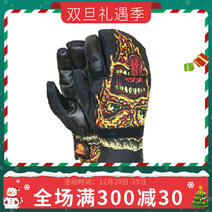 삼지장갑 스노우보드 스키 장갑 스노 보드 스케이트 벙어리 따뜻한 18 American celtek 남성 트리핀 트리거 세 손가락 방수 방수, 1-피자