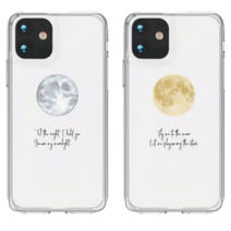 두리케이스 보름달케이스 투명케이스 레터링 이니셜케이스 주문제작 커스텀 달 문