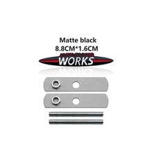 bmw부품 BMW 미니 JCW 존 쿠퍼 워크 클럽맨 컨트리맨 R60 R58 용 자동차 부품 스타일링 프론트 그릴 배지 장식 데칼 스티커, 11 style 11