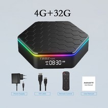 셋톱박스 선반거치대 IPTV 정리함 공유기 안드로이드 120 TV 박스 T95Z 플러스 Allwinner H618 칩 4G 64G 듀얼 Wifi6 6K HDR 12 미디어 플레이, 없음, 4.미국 플러그  4G 32G Normal Remot