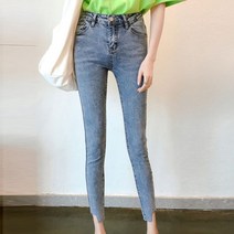 가바바 여성 청바지 얇은 라인을 강조 하고 싶은 날 여름 데님 바지 G38173