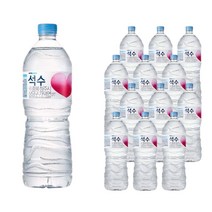 별도표기 진로 석수 1리터x12 생수 미네랄 워터 식수 맛있는물 1L 사무실 학교 대량구매, 단품, 단품