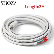 바닥 난방 시스템 온도 조절기 감지 용 10K 3950 300V 케이블 접지 방수 센서 프로브, [01] 300V, [01] 3M, 01 3M_01 110240V