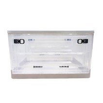 강아지산소방 애견 고양이 산소통 접이식, 투명 28L