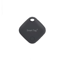 해피펫 미니 GPS 추적기 블루투스 스마트 태그 분실 방지 알람 장치 키 파인더 애완 동물 용품 지갑 가방 전용 IOS, 한개옵션1, [02] Black