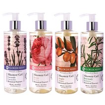 플러르데마요/스페인-내추럴 바디워시 바디클렌저 라벤더 로즈 아르간 로즈마리