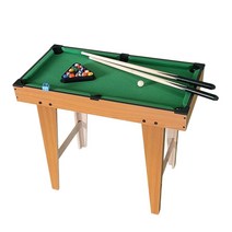 미니당구대 포켓볼 당구 4구 높이 58.5cm 풀 테이블 세트 홈 오피스 초크 건 드리는 삼각형 나무 내구성, 한개옵션0