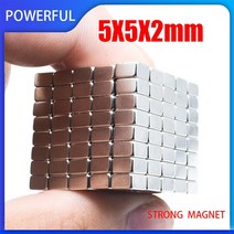 자석 강력한 직사각형 사각형 희토류 네오디뮴 철 붕소 영구 자기 디스크 N35 5x5x2mm 20 1000PCs, [01] 20PCS, [01] 5x5x2mm