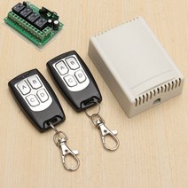 무선스위치 전기스위치 dc 12v 4ch 4way 무선 rf 315mhz 원격 제어 릴레이 스위치 2 트랜시버 + 수신기