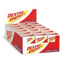 Dextro Energy Cube cranberry 덱스트로에너지 큐브 크랜베리 46g 18팩