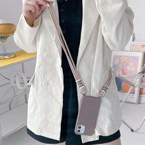아이폰 실리콘 김혜수 핸드폰 3줄 폰 케이스 목걸이 스트랩 13 프로 pro 맥스 휴대폰
