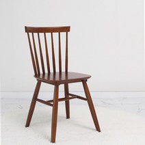 라벤트 원목 라운드 등받이 의자 (2color), 브라운 색상 (갈색)