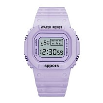 여학생시계 30대여자시계 중년여성시계 커플시계 졸업선물 새로운 패션 투명 전자 시계