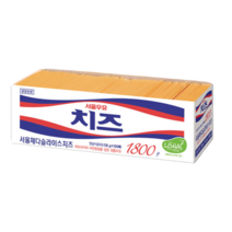 서울우유 체다슬라이스치즈, 1800g, 1개