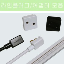 라인콘센트 어댑터 2P 3P 플러그 지성전기, 라인어댑터 화이트, 1개