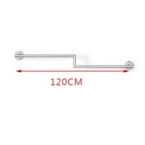 벽행거 철제행거 ㄷ자 철제행거 가로 120cm 벽고정식 옷가게 매장용 옷걸이 행거 여성의류 쇼핑몰, 나노 실버 Z써클 120 CM