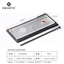 IGT테이블 버너테이블 캠핑 화로 백패킹 난로 Swante 야외 igt 단위 보드 GZ 램프 스탠드 아크릴 38 Xuefeng 테이블 휴대용 접이식 경량, 0.5 단위 DW(38CM 전등 기둥 보