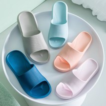 푹신한 족저근막염 층간소음 방지 무소음 발망치 경량 실내 집에서신는 임산부 조리원 eva 슬리퍼 룸슈즈 실내화 거실화 사무실 자주, 2.파스텔슬림슬리퍼 분홍색, 1개