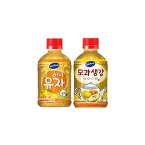 [24개 세트] 허니유자 12페트 + 모과생강12페트 총 24페트 온장고음료