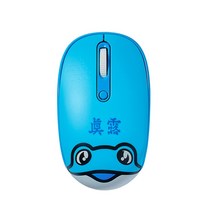 아이리버 X 진로 무소음 무선 마우스 JL-WM50 JINRO, 블루 두꺼비