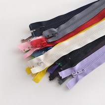 소잉홀릭 70cm 플라스틱지퍼(17컬러) - 비슬론지퍼/점퍼지퍼, 블랙 [B1-590]