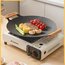 안성주물 주물 가마솥뚜껑 무쇠 솥뚜껑 불판 그리들팬 바베큐그릴 고기 삼겹살 캠핑 대형, G.34cm 흰색+가방