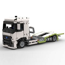 트럭 운송업자 MOC 빌딩 블록 F-max 택시 차량 기술 벽돌 창의적인 자동차 DIY 조립, 03 2012PCS
