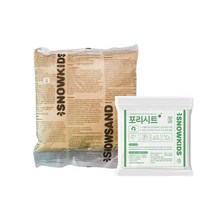 (사은품증정) 스노우샌드800g+포리시트 부드러운 촉감 오감놀이 모래놀이 샌드놀이, 숲속샌드800+포리와이드+사은:포리멀티(랜덤)