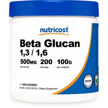 뉴트리코스트 베타 글루칸 500mg 파우더 100g, 1병