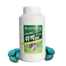 강력 쥐약 쥐싹올킬 500g 쥐 알약 살서제 쥐 잡이 제거 퇴치 잡는 방법, 3개, 1개