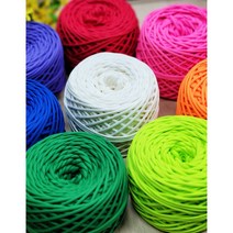 5.0mm 100yard 촘촘 고급 우동실 청키스트링 / 소프트 폴리에스터 우동끈 / 가벼운실 부드러운실 (61칼라), No.27