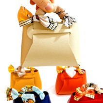 고퀄리티 가죽 선물상자(아이보리) + 스카프 포장가방 마마굿즈, 아이보리 (Ivory)