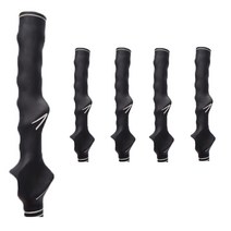 PGM 골프채 그립 이언 골프채그립 고무 핸드 그립 5p, 블랙 골프그립