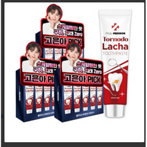 폴메디슨 토네이도 라차 치약 5개입 세트, 100g, 12개