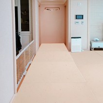 쁘띠메종 2단 폴더 복도 매트 테라조 220X110X4cm, 테라조베이지X웜그레이