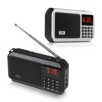 [브리츠 공식 대리점] BZ-LV980 휴대용 블루투스 라디오 MP3 스피커/캠핑용/등산용, 블랙