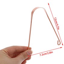 혀클리너 1pcs 구리 혀 스크레이퍼 U 모양 칫솔 치과 구강 위생 관리 도구 클리너 호흡 치료에 효과적, [01] 1pcs