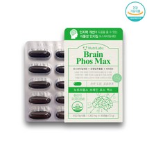 인지력 항산화 기억력 뇌건강 두뇌영양제 포스파디딜세린 1박스 1개월분