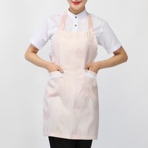 분홍 레이스 주방 홀서빙 화원 꽃집 앞치마 KAE35, KAE35 핑크