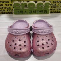 크록스 크록스 클래식 글리터 클로그 토틀러 _A 206992-530