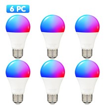 스마트 전구 조명 IOT Wifi / Zigbee 디밍 E14 라이트 램프 RGBCW 음성 제어 Tuya 라이프 앱 Alexa Google 홈 alice와 함께 작동, [06] 6 Pieces, 06 6 Pieces, 한개옵션1
