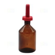 레드캡 스포이드 시약병 갈색 125ml/과학 실험 키트 교구 도구 만들기