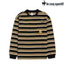 르꼬끄 에코하이크 스트라이프 긴팔티 QM421LRLO1 BLK