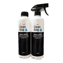 완벽한 초강력 곰팡이 제거제 세정제 - 마블러스 크린싱 몰드제로, 500ml, 1개