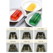 타이거크라운 젤리 몰드 젤리만들기 양갱 스텐몰드 틀, 1개, [하트] _01496