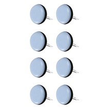 케이홈 가구패드 의자 발 커버 슬라이드 테프론 층간소음방지 못형 나사형 8개입, 테프론패드 못형_원형 20mm(8개입)