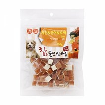 펫더맨 참좋은간식 치킨 연어 호박 큐브 100 마른간식 반려견 훈련 댕댕이